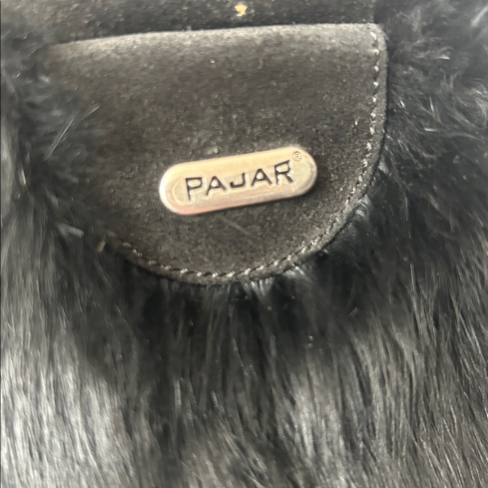 Pajar Made in Italy Cozy Black Faux Fur Winter Boots Shoes **Size 38/US 7** 🌺🌺 - Picture 6 of 12